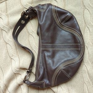 Leather Coach hobo purse